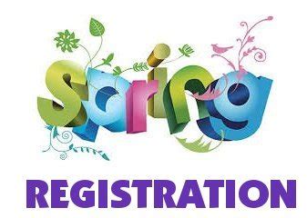 Spring program registration opens .